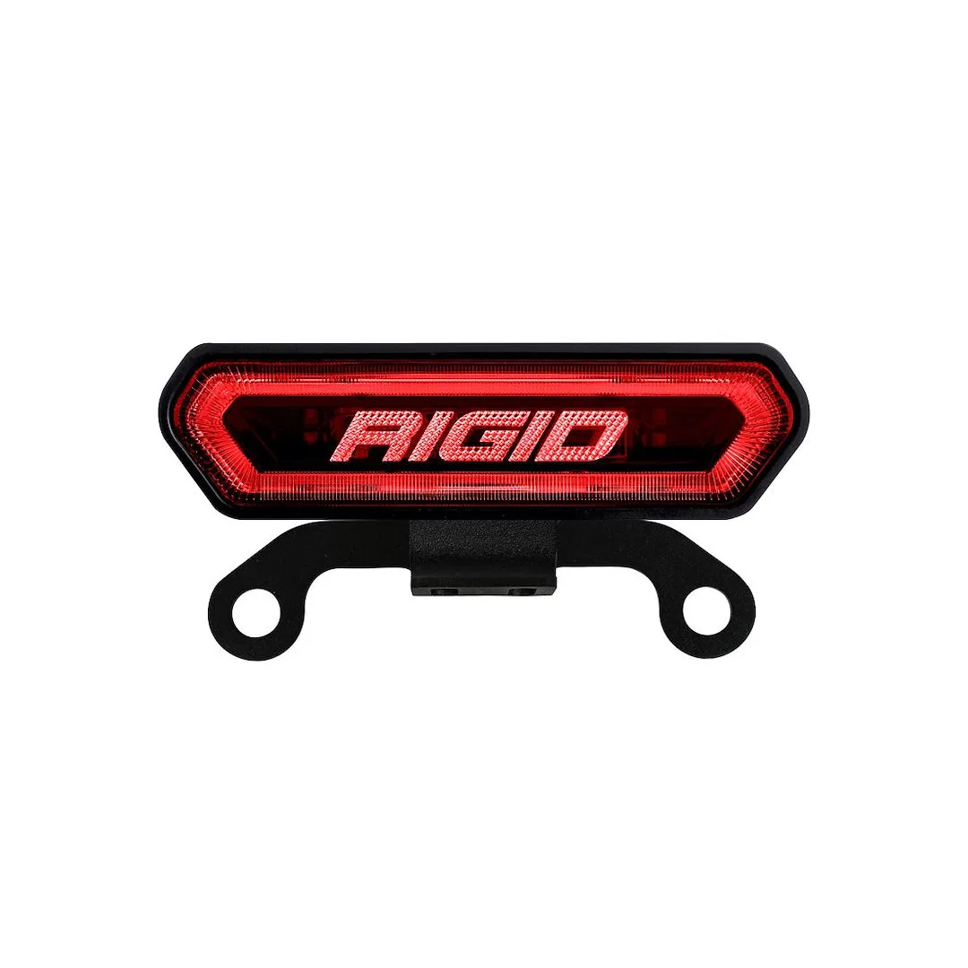 46727 – RIGID IND Center High Mount Stop Light, LED Red Lens Red Bulb With Mounting Bracket/ Hardware/ Connector And ...